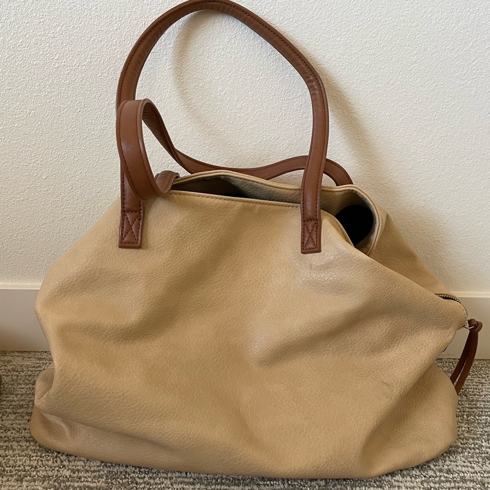 Francescas Large Handbag beige